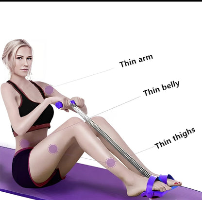 Tummy Trimmer Resistance Fitness Band – Home Workout & Full Body Exercise Tool