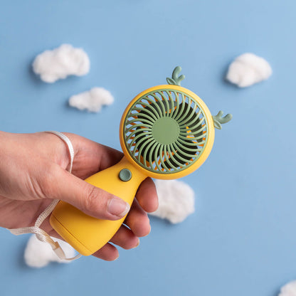 Cute Mini USB Rechargeable Handheld Fan – Portable Pocket Cooling Fan