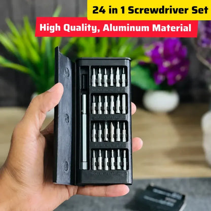 24-in-1 Precision Magnetic Screwdriver Set – Professional Repair Tool Kit for Mobile, Laptop & Electronics