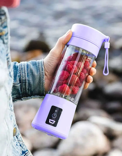 Portable USB Rechargeable Blender Bottle – Mini Personal Juicer Cup