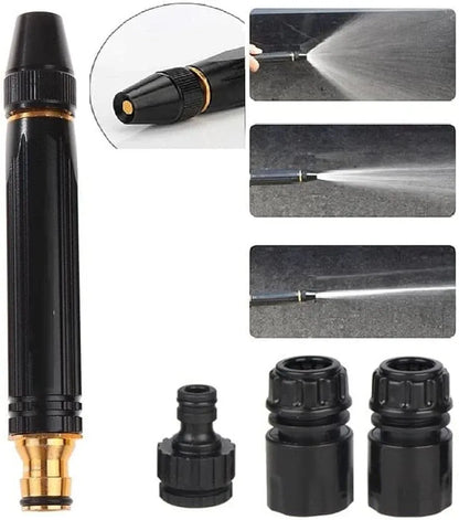HydroJet Pro™ High-Pressure Water Spray Nozzle – Adjustable Jet & Fan Spray for Car, Garden & Home Cleaning