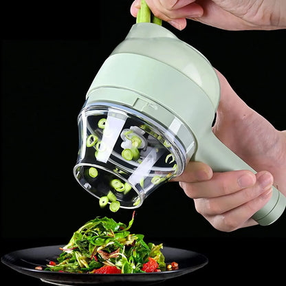 Smart Electric Food Chopper & Vegetable Slicer – USB Rechargeable Multi-Function Kitchen Cutter