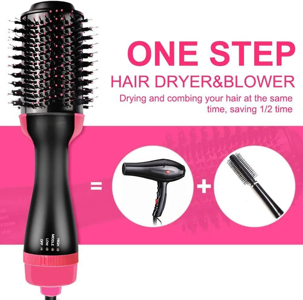 One Step Hot Air Brush (Dryer + Straightener)